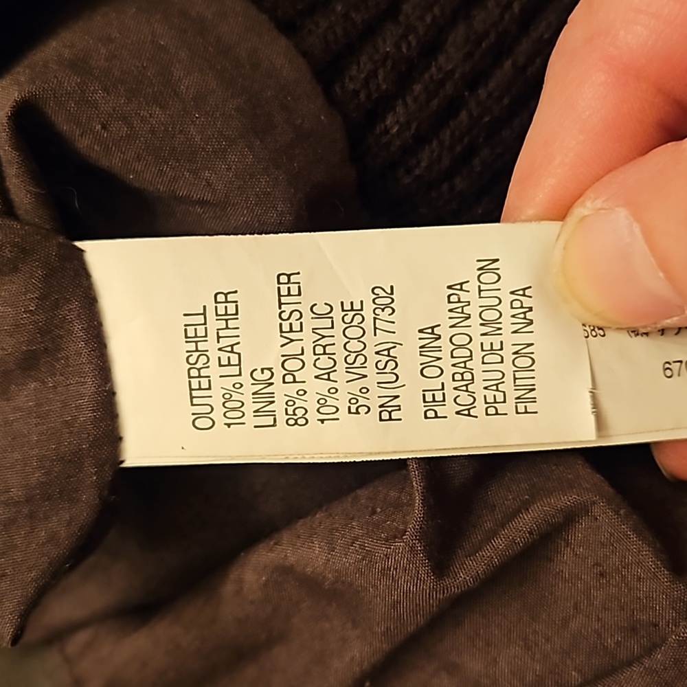 Zara Basic Women's Leather Jacket...Size Small - image 5